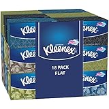 Kleenex Everyday Facial Tissues, High Count Flat, 210 ct, (Pack of 18)