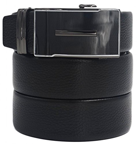 West Leathers Men's Premium 100% Full Grain Leather Ratchet Belts