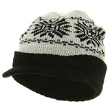 51C1zb9o2gL. SL160  Snow Visor Caps Black White