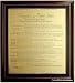 The Bill of Rights Framed and Matted 29x31