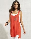 Newport News Rhinestone Pocket Tunic Tank Dress