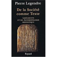 De la soci�t� comme texte