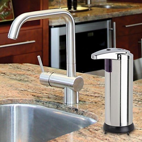 Automatic Soap&amp;sanitizer Dispenser Touch-free Stainless Steel Sensor Kitchen