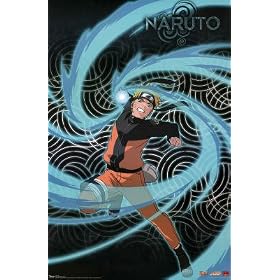 Professionally Framed Naruto: Shippuden (Naruto) TV Poster - 24x36 with RichAndFramous Black Wood Frame