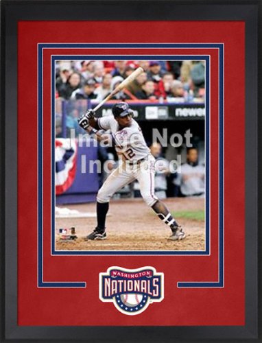 Washington Nationals Deluxe 16x20 Vertical Photograph Frame