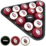 Officially Licensed Oklahoma Sooners NCAA Billiard Ball Set