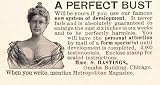 1900 Original Vintage Ad Hastings Bust Developer Women - Original Print Ad