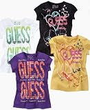 Guess Kids Tees, Girls Logo Tees