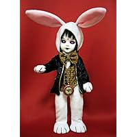 Mezco Toyz Living Dead Dolls Alice In Wonderland Figure Eggzorcist as The White Rabbit