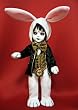 Mezco Toyz Living Dead Dolls Alice In Wonderland Figure Eggzorcist as The White Rabbit