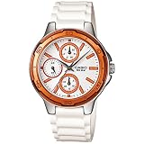 Casio Women's LTP1326-4A2V White Resin Quartz Watch with White Dial