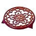 Le Creuset 9-Inch Deluxe Round Trivet, Cherry Red