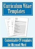 Curriculum Vitae Templates