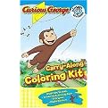 Curious George Carry-Along Coloring Kit (Paperback)