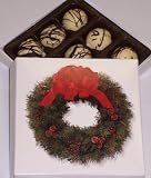 Scott's Cakes White Chocolate Truffles 1/2 Pound Wreath Box