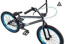 BMX Bikes: Amber Fathom Matte Black w/ Hot Blue BMX Bike 