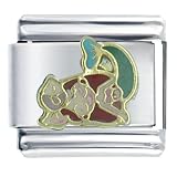 Mermaid Italian Charms Bracelet Link