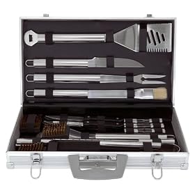 Mr Bar B Q 02191 30-Piece Tool Set with Carrying Case