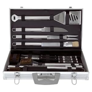 Click here to buy Mr Bar B Q 02191 30-Piece Tool Set with Carrying Case by Mr. Bar-B-Q.