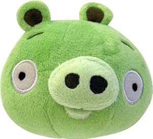 Angry Birds 8 Inch DELUXE Plush Toy Neutral Pig Toys & Games