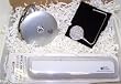 Woman's On The Go Gift Set, Silver/White