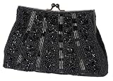 Fully Beaded, Metal Frame, Clutch, Evening Bag - Nicole (61 2406)