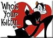 Penelope Pussycat Refrigerator Magnet