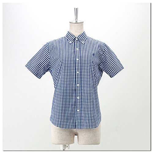 Gymphlex ジムフレックス レディース ギンガムチェック半袖BDシャツ［J-1220GSC］