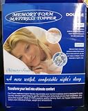 Kitchen & Housewares : Quality DOUBLE bed Memory foam mattress topper With 2 FREE memory foam pillows