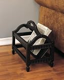 Contemporary Merlot Magazine Rack