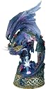 Dragon w/ Lighting LED Crystal Ball Collectible Figurine Statue Model