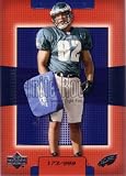 2003 UD Finite 214 L.J. Smith Eagles (RC - Rookie - Serial #D To 999 - Football Cards)