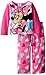 Disney Little Girls'Mouse Hearts Cozy Fleece Pajama Set