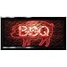 Blinking BBQ Barbecue Pig LED Sign - Kitchen Pub or Bar Light Up Wall Decor