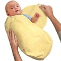 SwaddleMe Adjustable Fleece Infant Wrap - Yellow (Large)