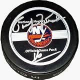 Pat LaFontaine Autographed New York Islanders Puck
