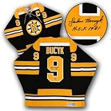 Johnny Bucyk Boston Bruins Autographed/Hand Signed Stanley Cup Jersey