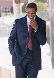Kings' Court Platinum Premium Adjustable Waist Plain Front Dress Pants