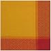 Durable Woven Jacquard 100% Cotton Yellow and Rust Tablecloth 54x90 Inches