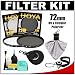 Hoya 72mm HD Hardened Glass 8-Layer Multi-Coated Digital Circular Polarizer & Ultraviolet Filter + Accessory Kit for Canon, Nikon, Sony, Olympus & Pentax Lenses