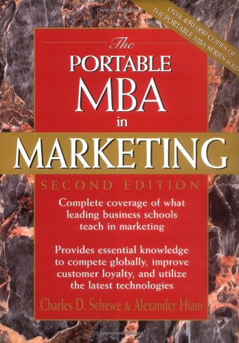 The Portable MBA in Marketing (The Portable MBA Series) Book Image