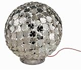 Orten'zia Floor Lamp, Nickel,20 Inch Dia