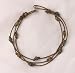 Jewelry : Triple Stranded Indonesian Tradewind Bead Anklet - Cord is Now Dark Brown