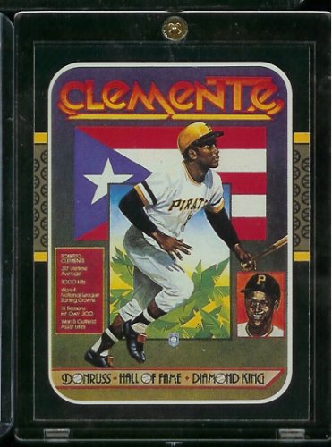 1987 Donruss Roberto Clemente Pittsburgh Pirates Baseball Card - Mint Condition - Shipped In Protective ScrewDown Case!