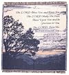 "Lord Bless You" Bible Verse Numbers 6:24-26 Afghan Throw Blanket 48" x 60"