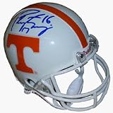 Peyton Manning Autographed Tennessee Volunteers Replica Mini Helmet