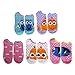Disney Girls' Little Finding Dory 5 Pack No Show Socks, Assorted Pastel, 5-6.5