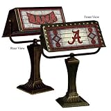 Alabama Crimson Tide Memory Company Team Art Glass Banker's Lamp NCAA College Athletics Fan Shop Sports Team Merchandise