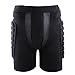 BeneU Unisexs Outdoor Sports Snowboard Skating Skiing Padded Short Protective Hip Butt Pad Protection Drop Resistance Roller Compression Shorts Pants (Size:L)