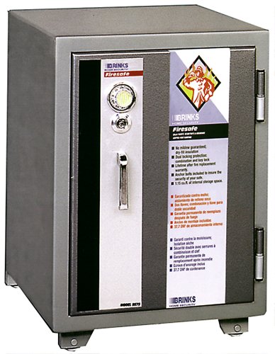 Brink's Home Security 5575 2.5' 2 Hour Commercial Steel Fire Safe
